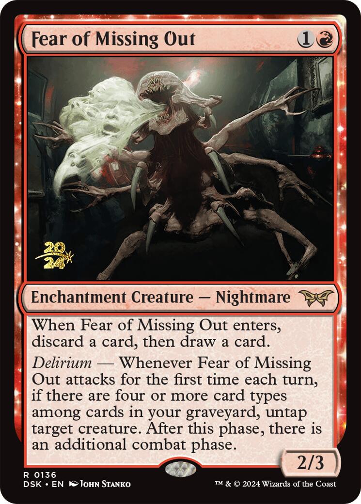 Fear of Missing Out [Duskmourn: House of Horror Prerelease Promos] | Amazing Games TCG