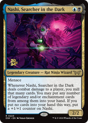 Nashi, Searcher in the Dark [Duskmourn: House of Horror Prerelease Promos] | Amazing Games TCG