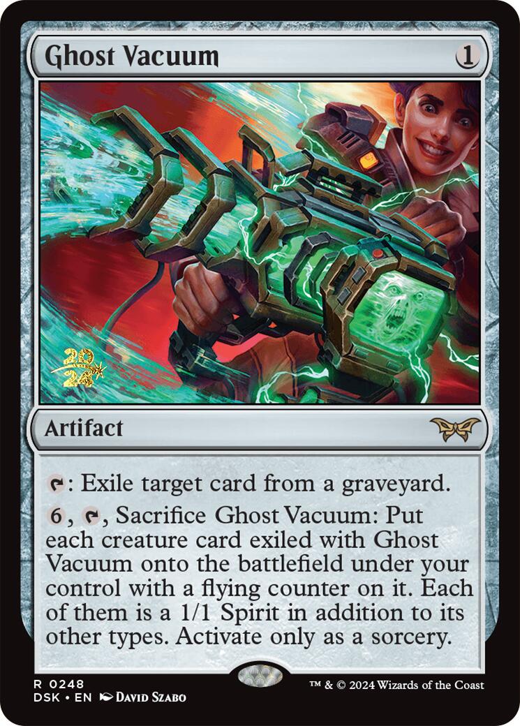 Ghost Vacuum [Duskmourn: House of Horror Prerelease Promos] | Amazing Games TCG