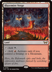 Blazemire Verge [Duskmourn: House of Horror Prerelease Promos] | Amazing Games TCG