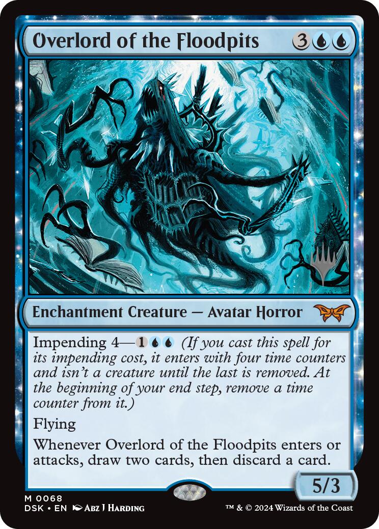 Overlord of the Floodpits [Duskmourn: House of Horror Promos] | Amazing Games TCG