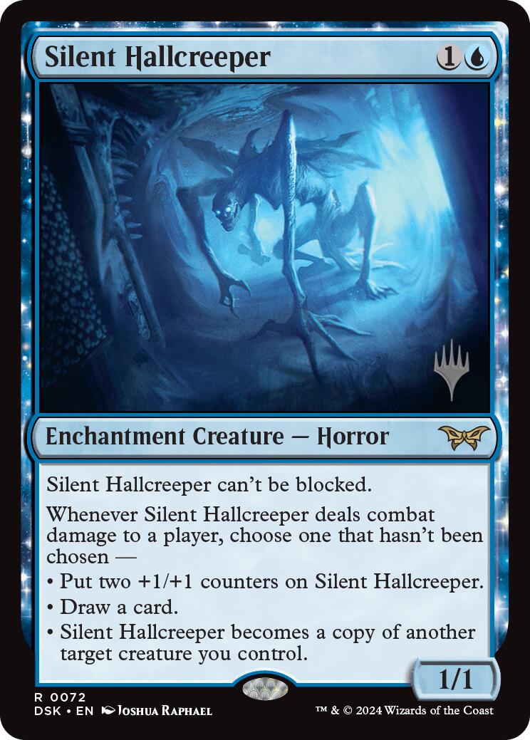 Silent Hallcreeper [Duskmourn: House of Horror Promos] | Amazing Games TCG