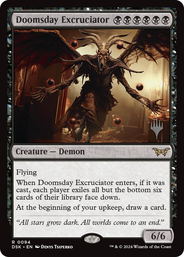 Doomsday Excruciator [Duskmourn: House of Horror Promos] | Amazing Games TCG