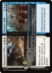 Restricted Office // Lecture Hall [Duskmourn: House of Horror Prerelease Cards] | Amazing Games TCG