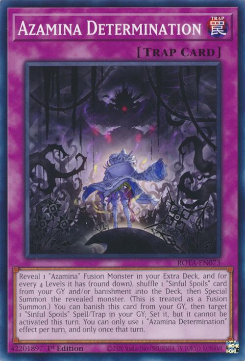 Azamina Determination [ROTA-EN073] Common | Amazing Games TCG