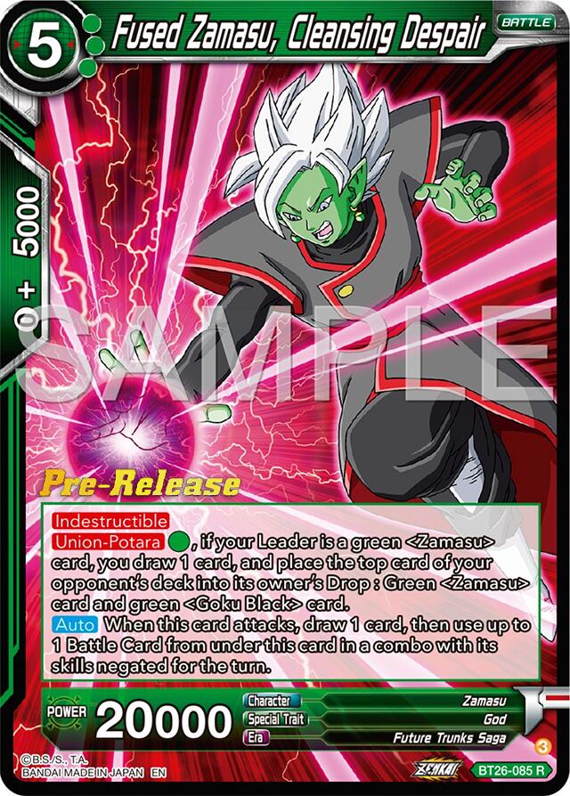 Fused Zamasu, Cleansing Despair (BT26-085) [Ultimate Advent Prerelease Promos] | Amazing Games TCG