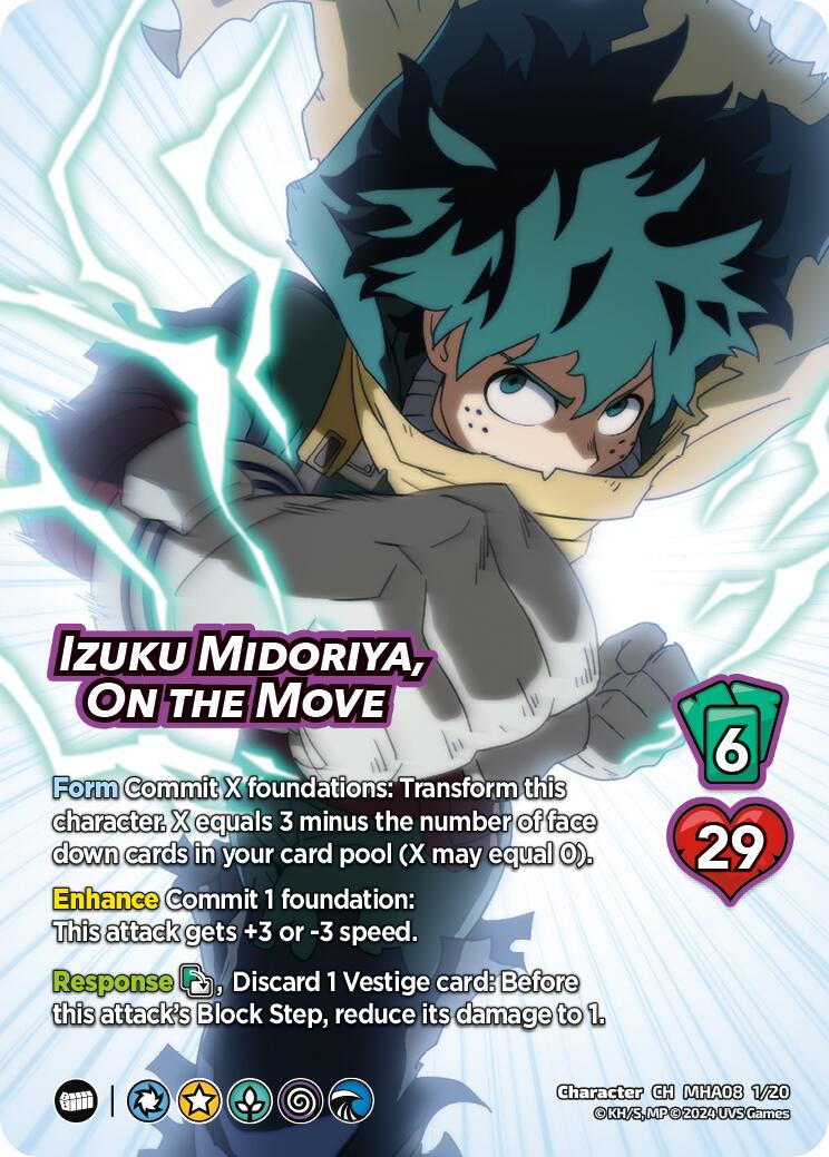 Izuku Midoriya, On the Move [Challenger Series: My Hero Academia - Dark Hero Arc] | Amazing Games TCG