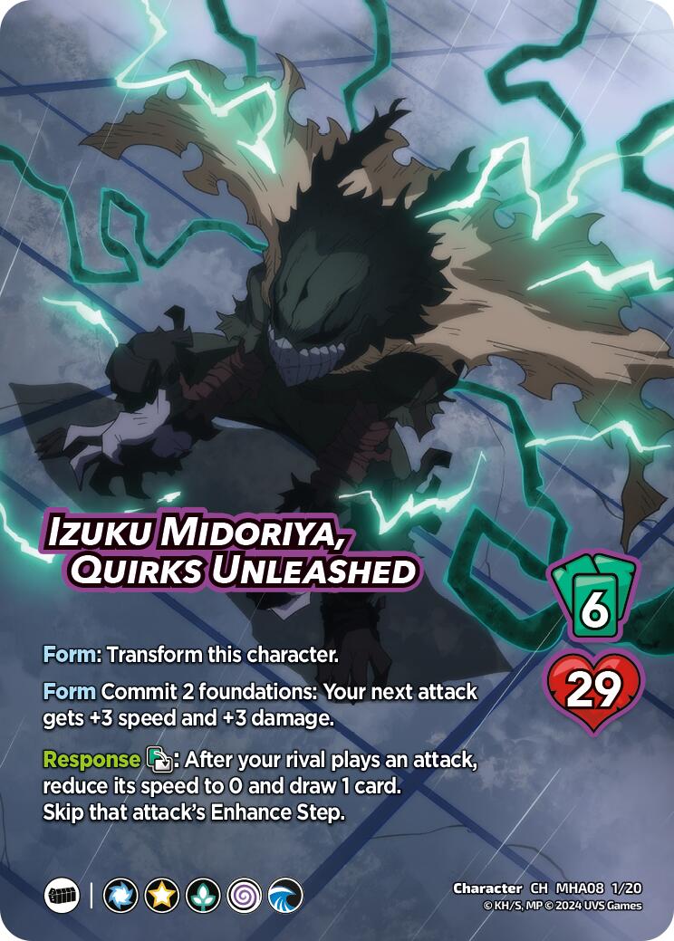 Izuku Midoriya, Quirks Unleashed [Challenger Series: My Hero Academia - Dark Hero Arc] | Amazing Games TCG