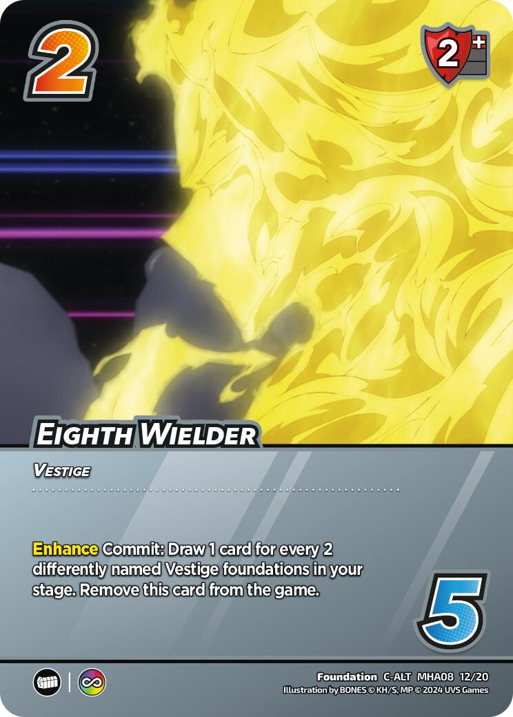 Eighth Wielder (Alternate Art) [Challenger Series: My Hero Academia - Dark Hero Arc] | Amazing Games TCG