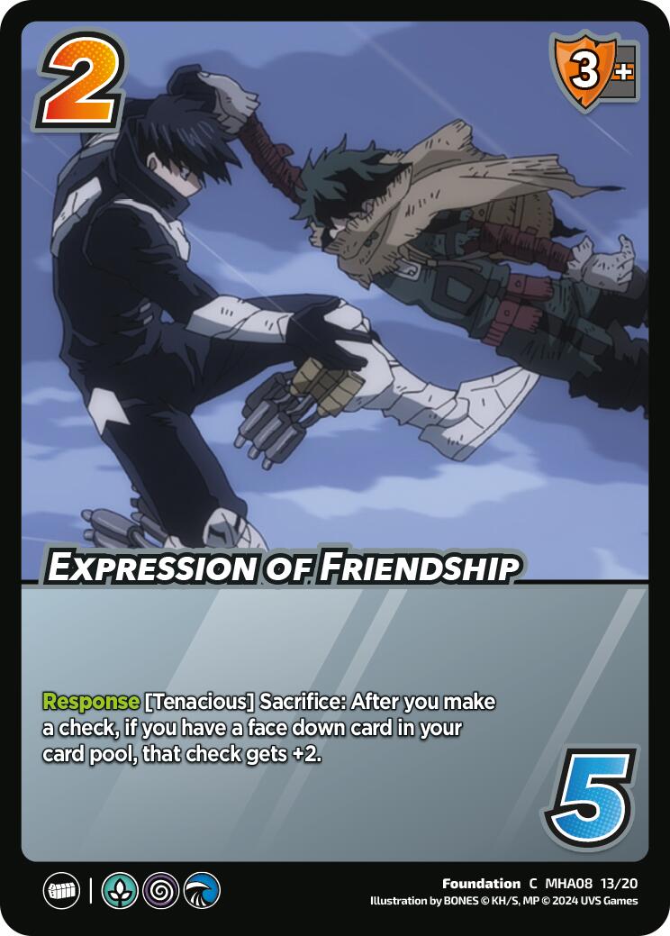 Expression of Friendship [Challenger Series: My Hero Academia - Dark Hero Arc] | Amazing Games TCG