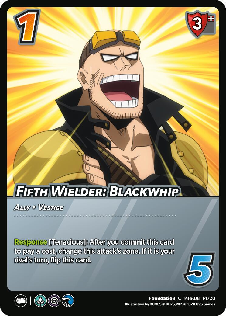 Fifth Wielder: Blackwhip [Challenger Series: My Hero Academia - Dark Hero Arc] | Amazing Games TCG