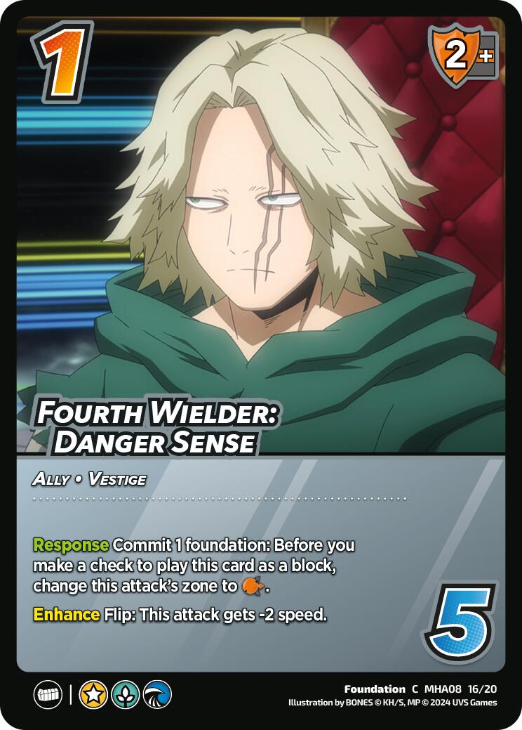 Fourth Wielder: Danger Sense [Challenger Series: My Hero Academia - Dark Hero Arc] | Amazing Games TCG