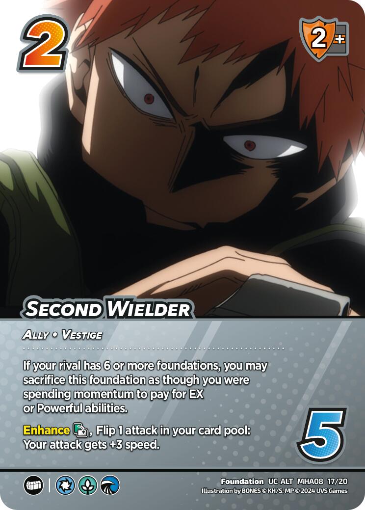 Second Wielder (Alternate Art) [Challenger Series: My Hero Academia - Dark Hero Arc] | Amazing Games TCG