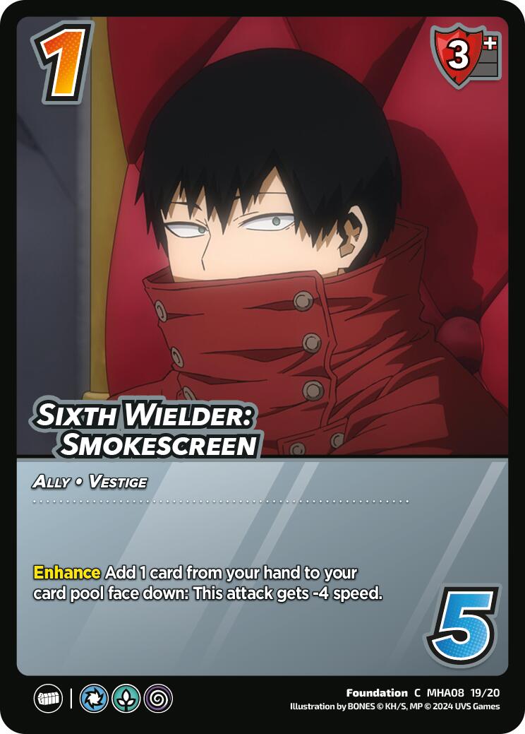 Sixth Wielder: Smokescreen [Challenger Series: My Hero Academia - Dark Hero Arc] | Amazing Games TCG