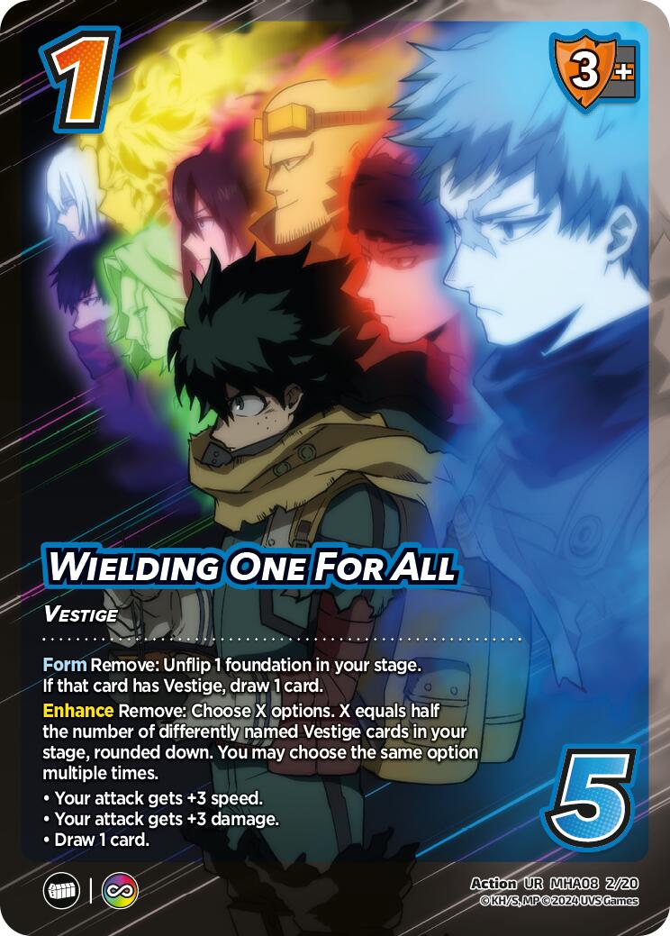 Wielding One For All [Challenger Series: My Hero Academia - Dark Hero Arc] | Amazing Games TCG