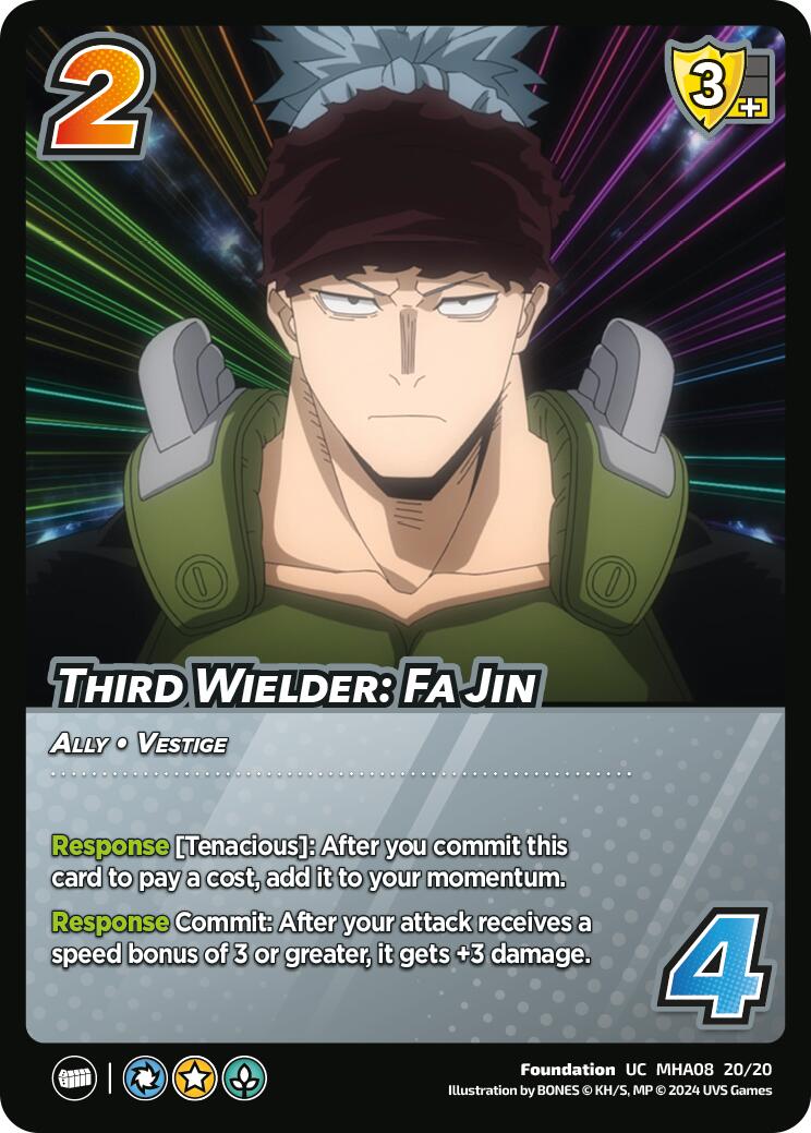 Third Wielder: Fa Jin [Challenger Series: My Hero Academia - Dark Hero Arc] | Amazing Games TCG