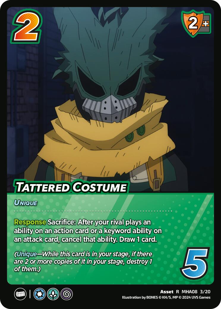 Tattered Costume [Challenger Series: My Hero Academia - Dark Hero Arc] | Amazing Games TCG