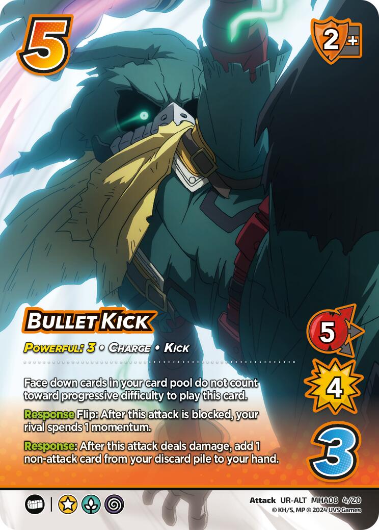 Bullet Kick (Alternate Art) [Challenger Series: My Hero Academia - Dark Hero Arc] | Amazing Games TCG