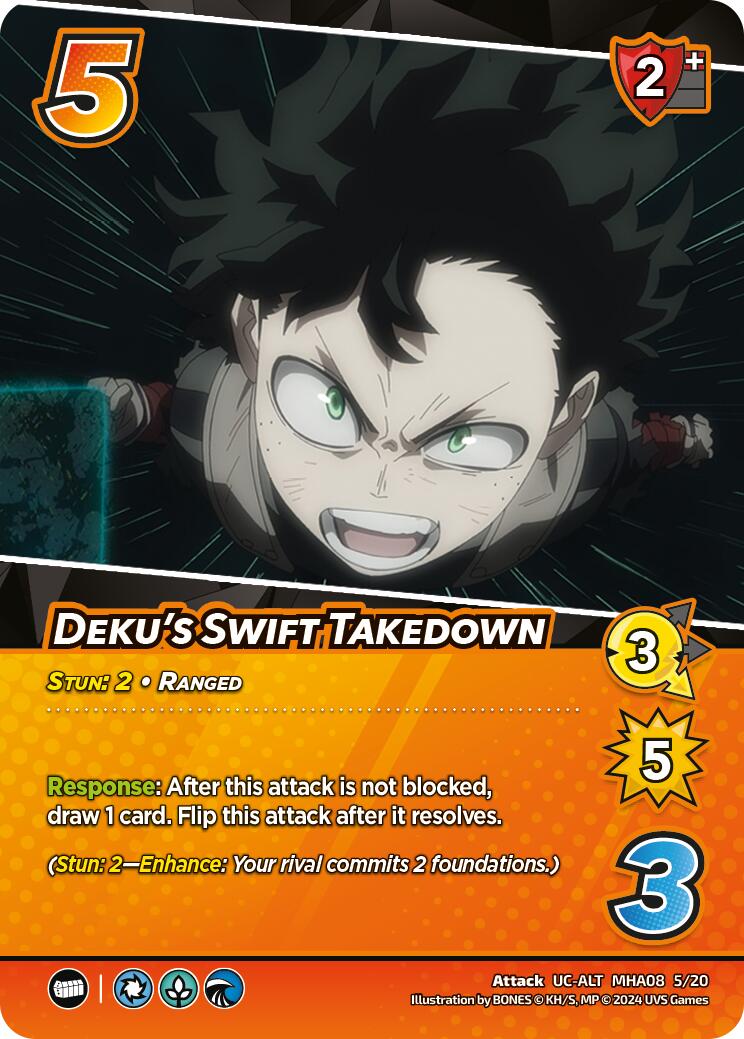 Deku's Swift Takedown (Alternate Art) [Challenger Series: My Hero Academia - Dark Hero Arc] | Amazing Games TCG