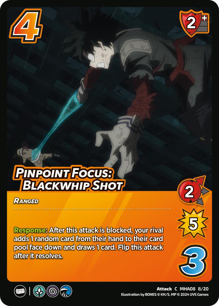 Pinpoint Focus: Blackwhip Shot [Challenger Series: My Hero Academia - Dark Hero Arc] | Amazing Games TCG