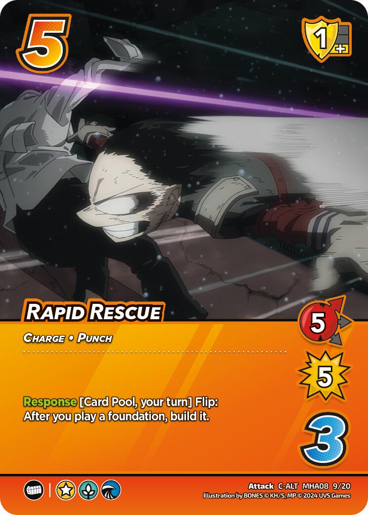 Rapid Rescue (Alternate Art) [Challenger Series: My Hero Academia - Dark Hero Arc] | Amazing Games TCG