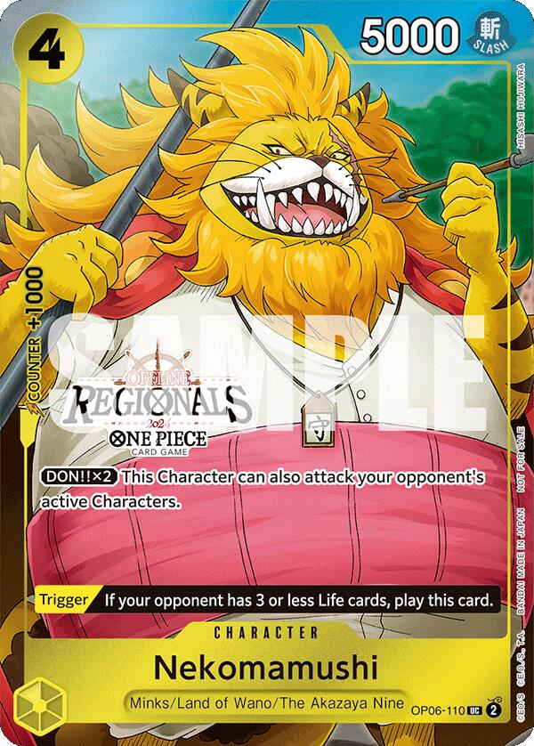 Nekomamushi (Offline Regional 2024 Vol. 3) [One Piece Promotion Cards] | Amazing Games TCG