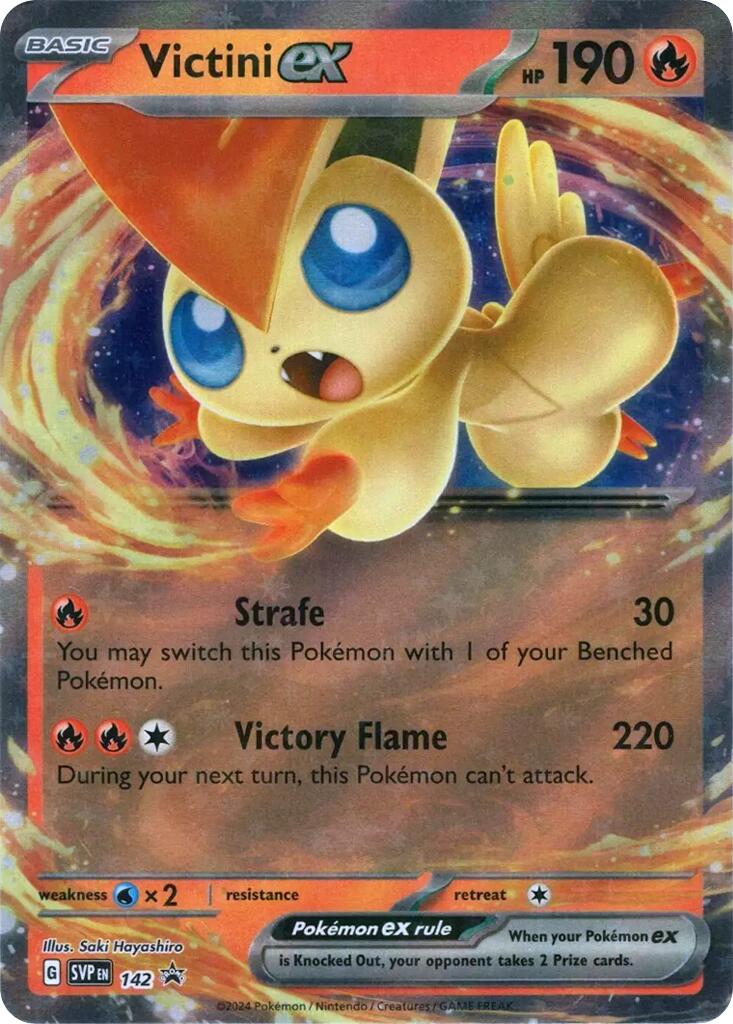 Victini ex (SVP142) [Scarlet & Violet: Black Star Promos] | Amazing Games TCG