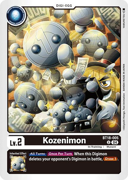 Kozenimon [BT18-005] [Release Special Booster 2.0] | Amazing Games TCG