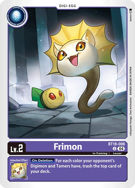 Frimon [BT18-006] [Release Special Booster 2.0] | Amazing Games TCG