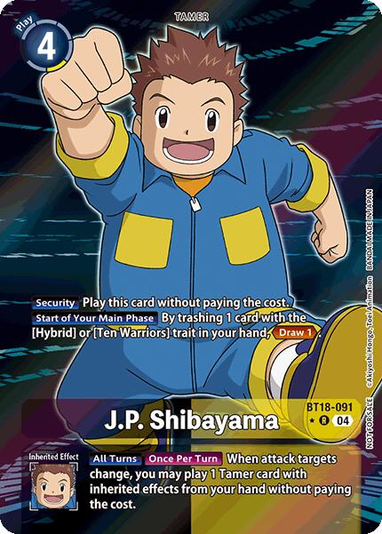 J.P. Shibayama [BT18-091] (Release Special Booster 2.0: Box Promotion Pack) [Release Special Booster 2.0] | Amazing Games TCG