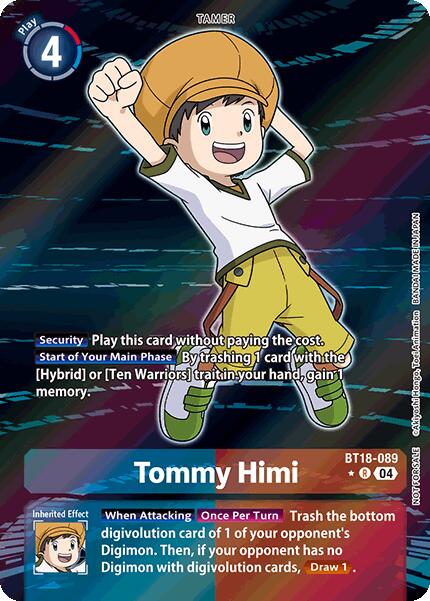 Tommy Himi [BT18-089] (Release Special Booster 2.0: Box Promotion Pack) [Release Special Booster 2.0] | Amazing Games TCG