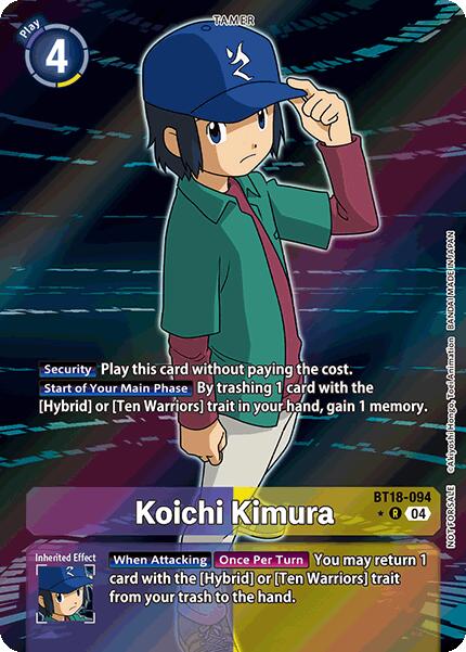 Koichi Kimura [BT18-094] (Release Special Booster 2.0: Box Promotion Pack) [Release Special Booster 2.0] | Amazing Games TCG