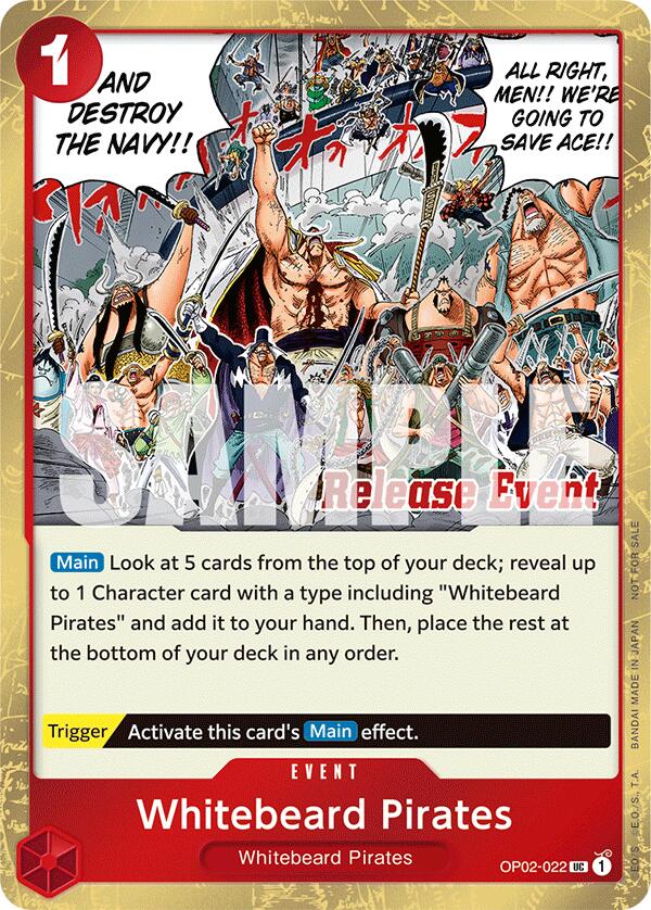 Whitebeard Pirates (ST15 - ST20 Release Event Winner Pack) [One Piece Promotion Cards] | Amazing Games TCG