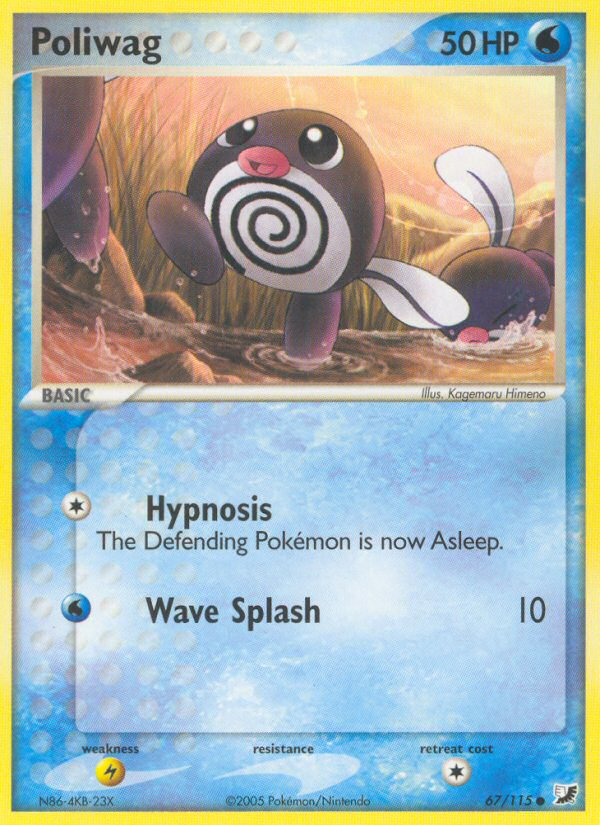 Poliwag (67/115) [EX: Unseen Forces] | Amazing Games TCG