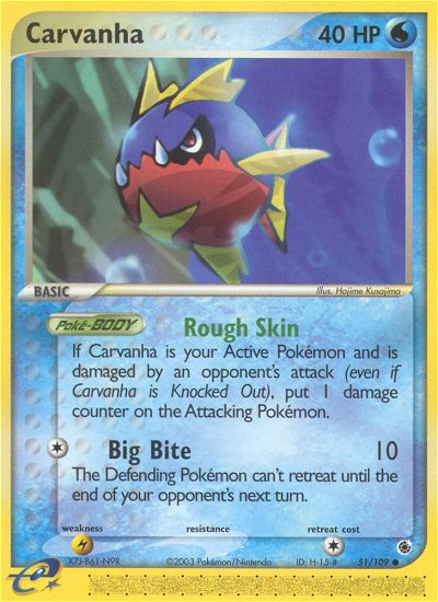 Carvanha (51/109) [EX: Ruby & Sapphire] | Amazing Games TCG