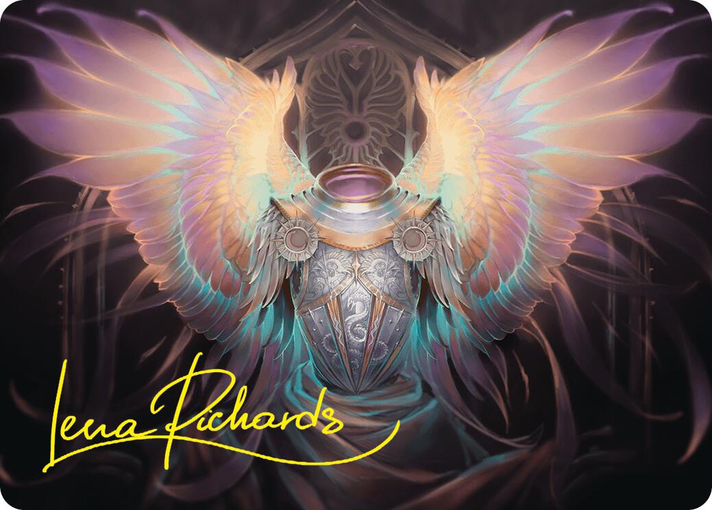 Celestial Armor Art Card (2/54) (Gold-Stamped Signature) [Foundations Art Series] | Amazing Games TCG