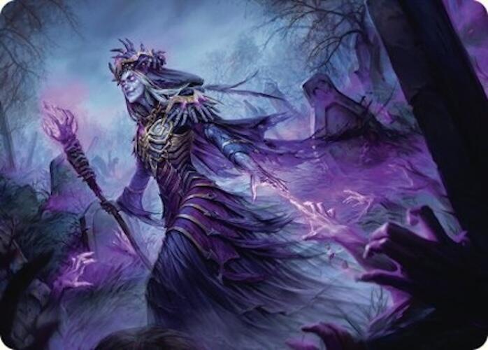 Zul Ashur, Lich Lord Art Card (10/54) [Foundations Art Series] | Amazing Games TCG