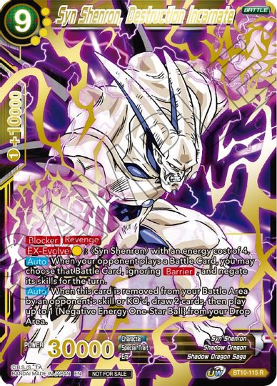 Syn Shenron, Destruction Incarnate (Alternate Art) (BT10-115) [Tournament Promotion Cards] | Amazing Games TCG