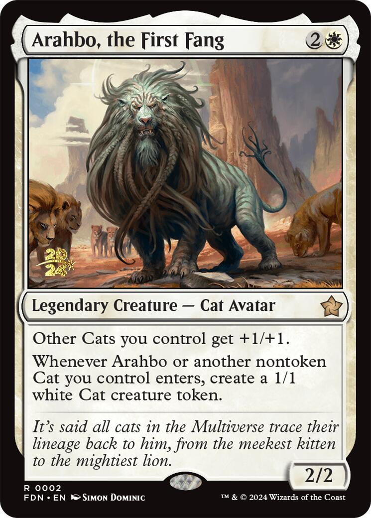 Arahbo, the First Fang [Foundations Prerelease Promos] | Amazing Games TCG