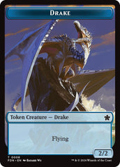 Drake // Goblin Doubled-Sided Token [Foundations Tokens] | Amazing Games TCG