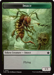 Goblin // Insect Doubled-Sided Token [Foundations Tokens] | Amazing Games TCG