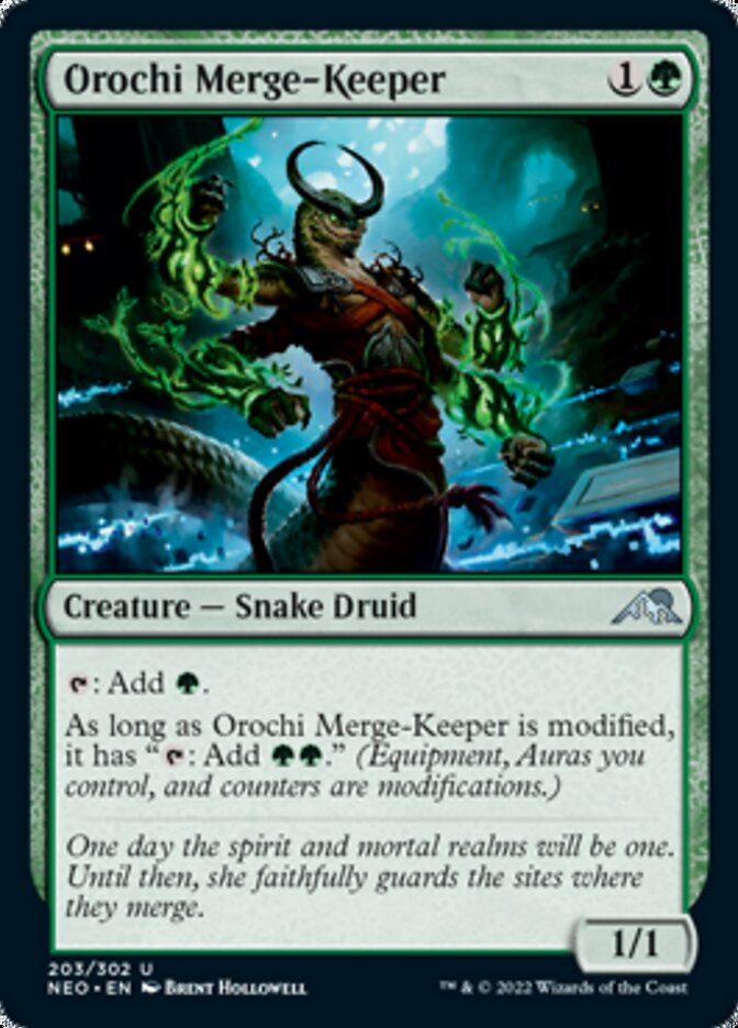 Orochi Merge-Keeper [Kamigawa: Neon Dynasty] | Amazing Games TCG