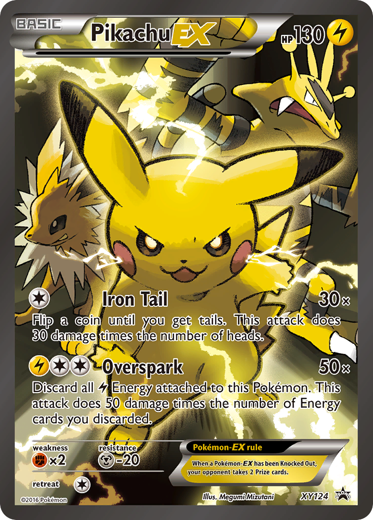 Pikachu EX (XY124) [XY: Black Star Promos] | Amazing Games TCG