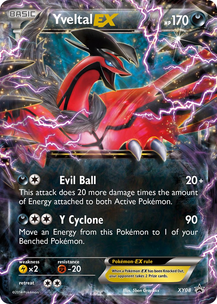 Yveltal EX (XY08) [XY: Black Star Promos] | Amazing Games TCG