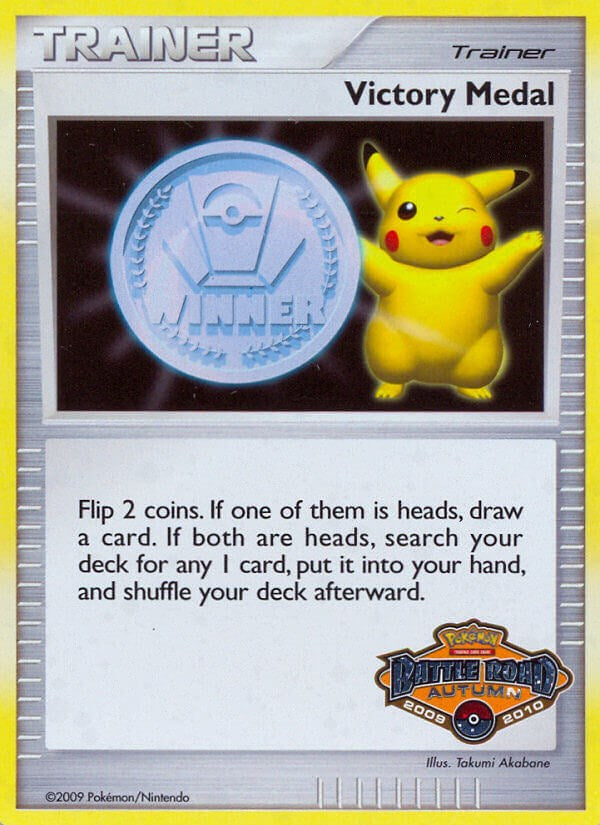 Victory Medal (2009-2010) (Battle Road Autumn) [League & Championship Cards] | Amazing Games TCG