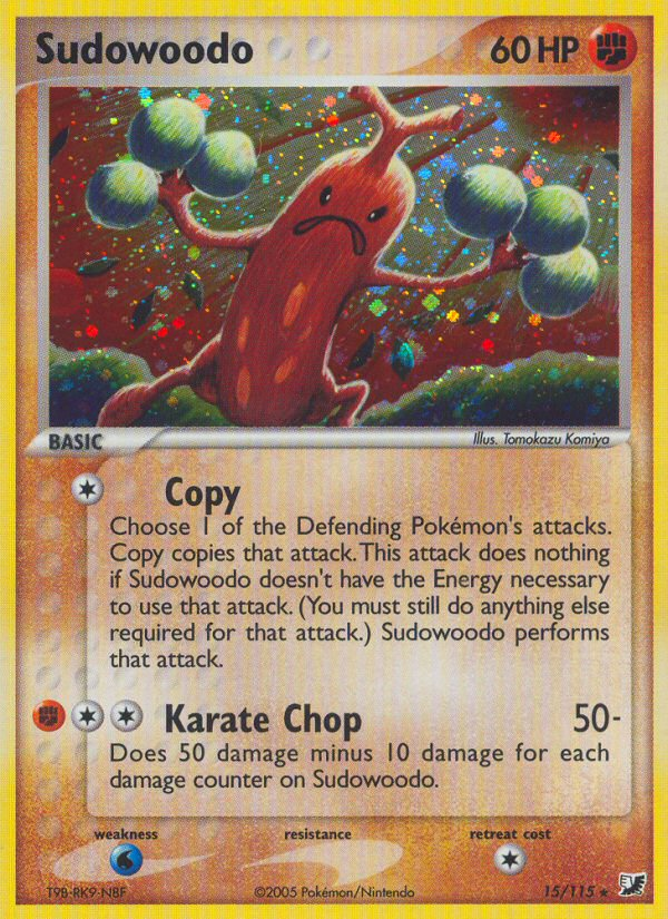 Sudowoodo (15/115) [EX: Unseen Forces] | Amazing Games TCG