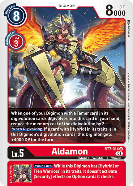 Aldamon [BT7-014] [Next Adventure] | Amazing Games TCG