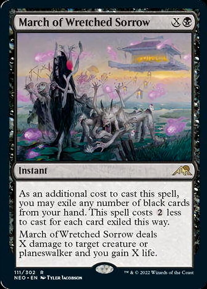 March of Wretched Sorrow [Kamigawa: Neon Dynasty] | Amazing Games TCG