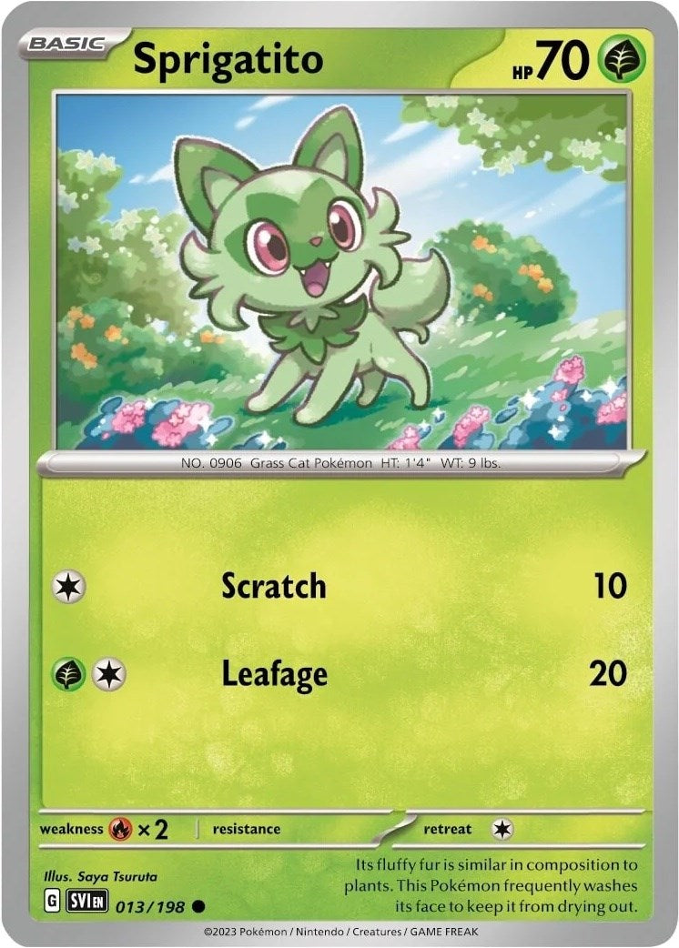 Sprigatito (013/198) (Paldea Collection) [Scarlet & Violet: Base Set] | Amazing Games TCG