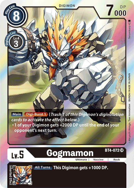 Gogmamon [BT4-072] [Great Legend] | Amazing Games TCG